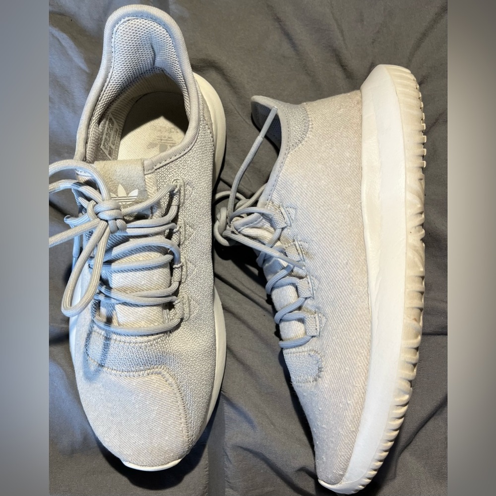 Grey Adidas Tubulars